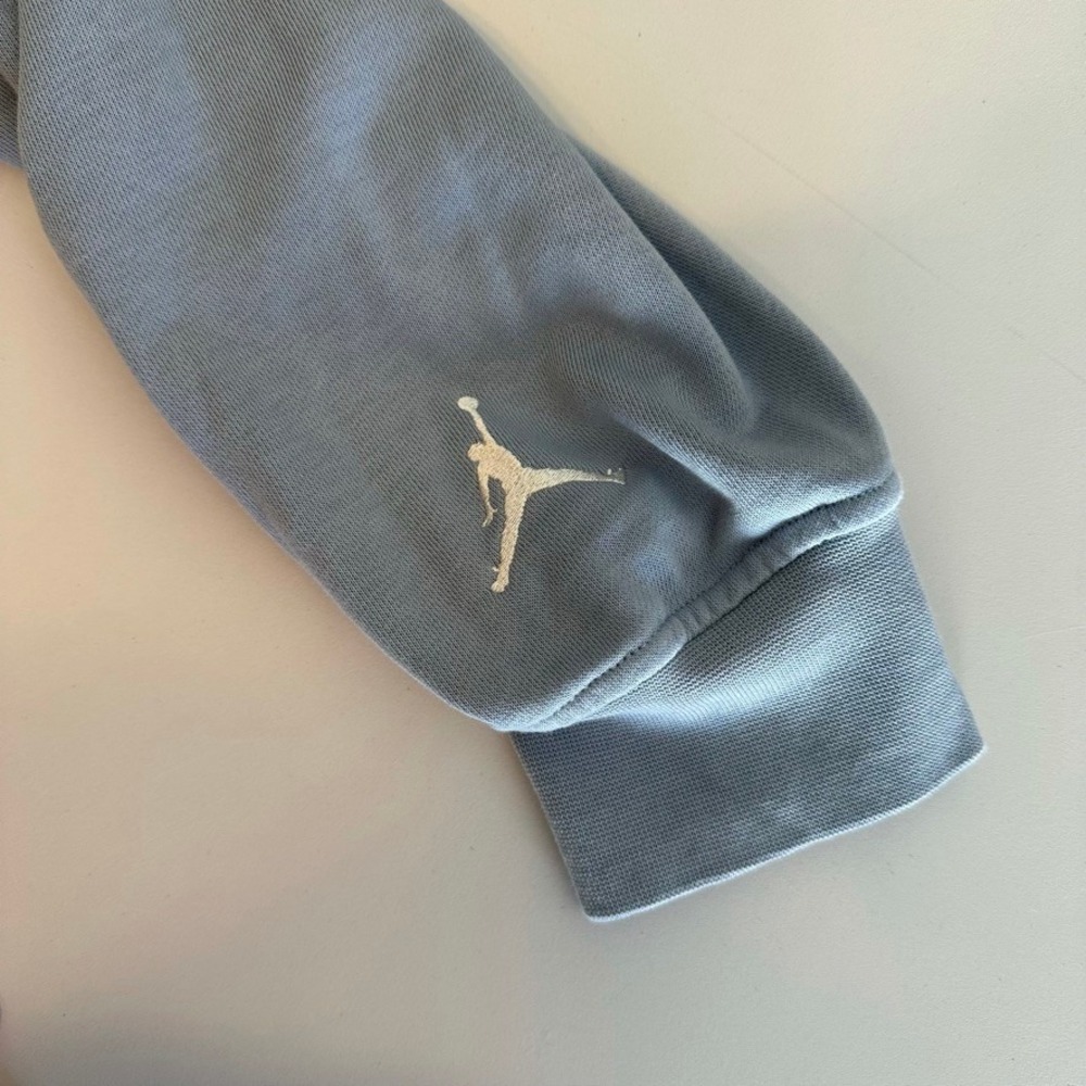 Nike Air Jordan MVP Hoodie Blue Script Logo Pullover Medium - Picture 9 of 9